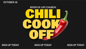 Chili cook off at River of Life Church